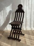 Stoel - Hout - Oosterse stoelen met intarsie