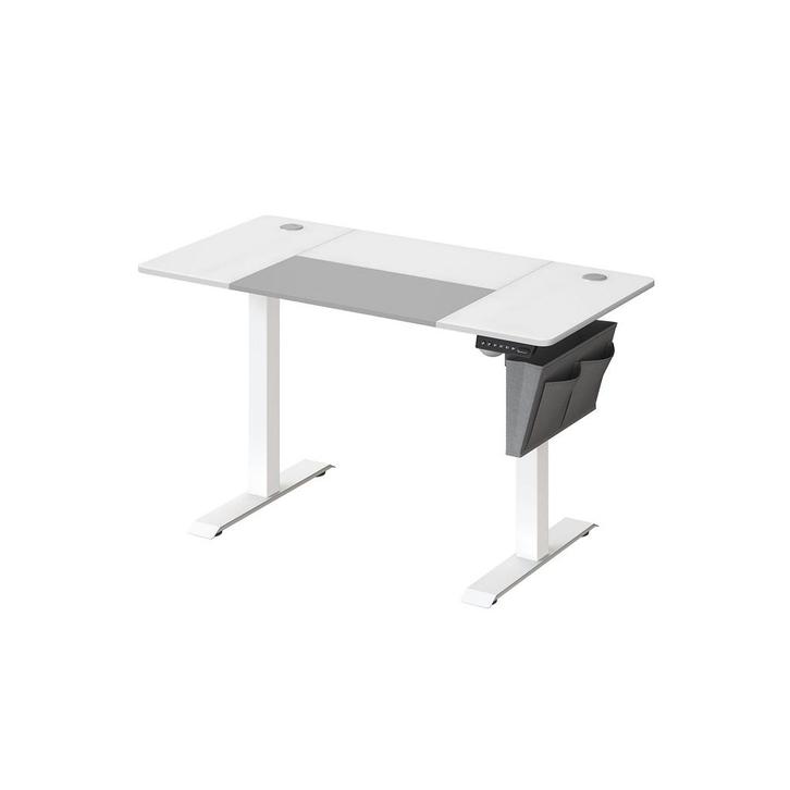 Elektrisch Zit-Sta Bureau Wit/Grijs 120cm - Tweede Kansje!, Huis en Inrichting, Bureaus, Nieuw, Bureau, Verzenden