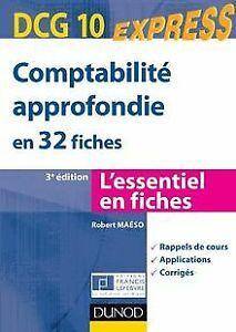 Comptabilité approfondie DCG 10 - 3e édition - en 3...  Book, Livres, Livres Autre, Envoi
