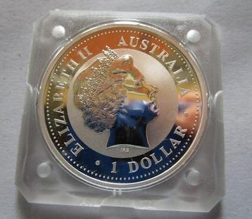 Australië. 1 Dollar 1999 Kookaburra, 1 Oz en su capsula beschikbaar voor biedingen