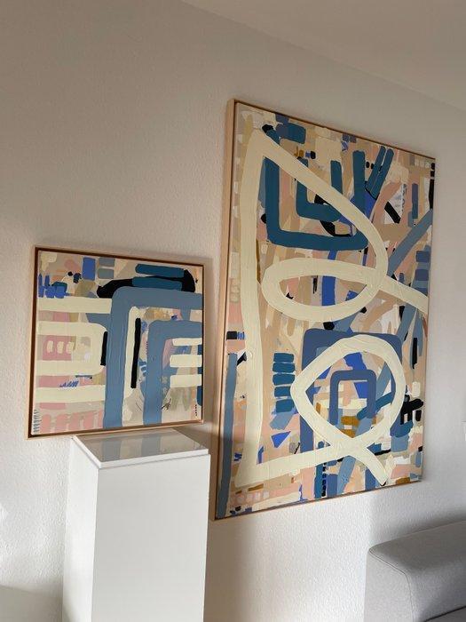 Helena Mertens 1994 - Secrets, Antiek en Kunst, Kunst | Schilderijen | Modern