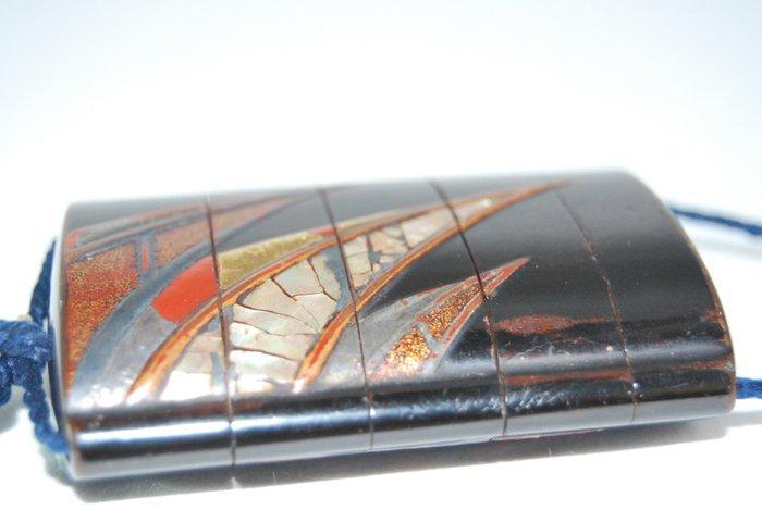 Période Edo — Inr à 5 étages avec raden, motif bateau de, Antiquités & Art, Antiquités | Autres Antiquités