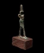 Oude Egypte, late periode Bronzen beeldje van Nefertum -