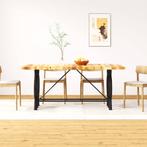 vidaXL Eettafel 180 cm massief ruw mangohout, Huis en Inrichting, Tafels | Eettafels, Verzenden, Nieuw