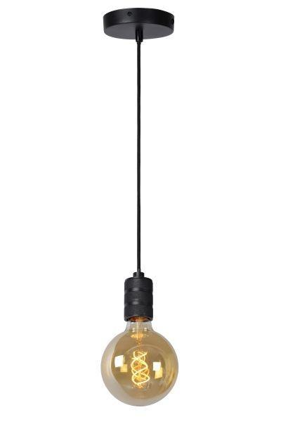 Lucide JOVA - Hanglamp E27 fitting zwart, Huis en Inrichting, Lampen | Hanglampen, Nieuw, Metaal, Verzenden