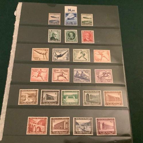 Duitse Rijk 1936/1937 - Twee jaargangen zonder blokken -, Postzegels en Munten, Postzegels | Europa | Duitsland