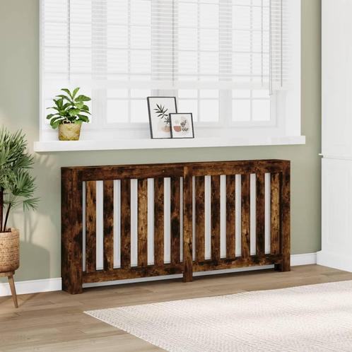 vidaXL Radiatorombouw 175x20x82 cm bewerkt hout gerookt, Doe-het-zelf en Bouw, Verwarming en Radiatoren, Nieuw, Verzenden