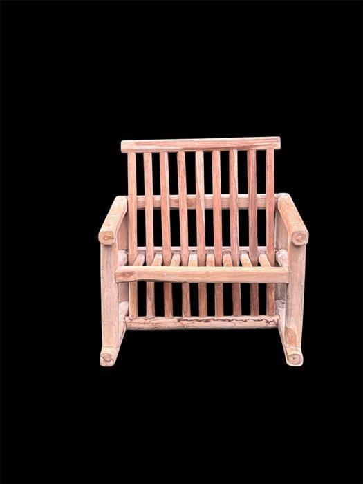 Fauteuil - Hout, Antiquités & Art, Curiosités & Brocante