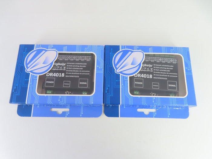 Digikeijs H0 - DR4018 - Digitale besturingseenheid (2) - 2x, Hobby & Loisirs créatifs, Trains miniatures | HO