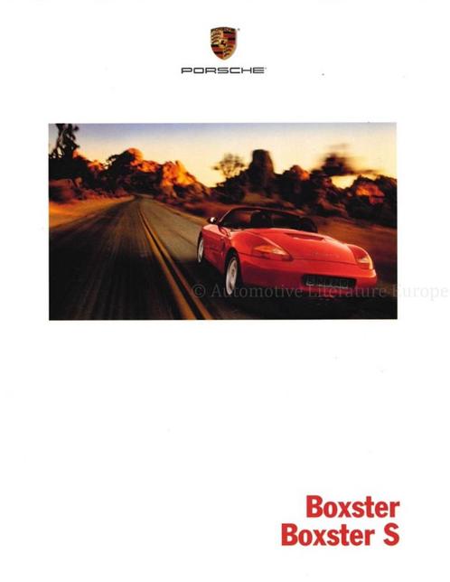 2000 PORSCHE BOXSTER & BOXSTER S BROCHURE ENGELS (USA), Livres, Autos | Brochures & Magazines, Enlèvement ou Envoi