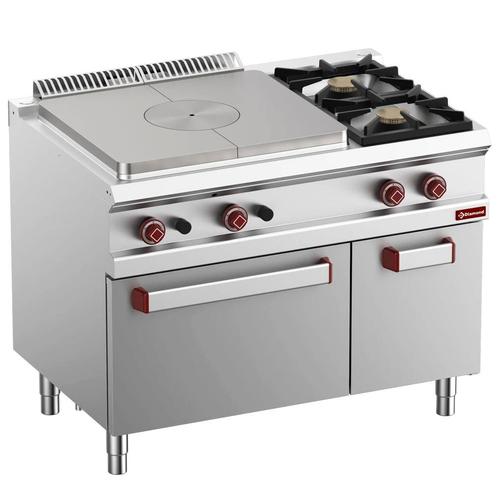 Fornuis/Doorkookplaat + Oven | OPTIMA 700 | Gas | 2, Zakelijke goederen, Horeca | Keukenapparatuur, Nieuw in verpakking, Verzenden
