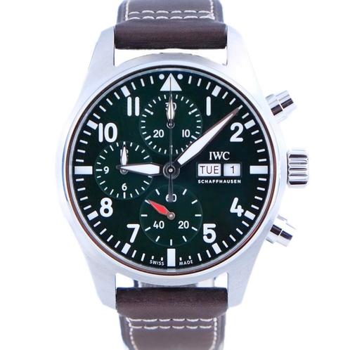 IWC Pilot's Watch Chronograph IW388103 uit 2023, Bijoux, Sacs & Beauté, Montres | Hommes, Envoi