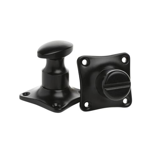 WC Slot - Draaiknop mat zwart, Doe-het-zelf en Bouw, Hang- en Sluitwerk, Slot, Nieuw, Koper of Messing, Ophalen of Verzenden