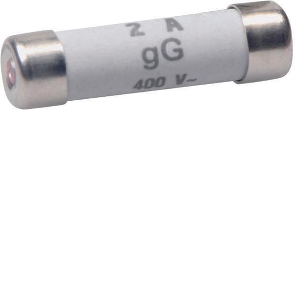 Hager 2A Cilindrische Zekering 8.5x32mm Type C gG 400V -, Bricolage & Construction, Électricité & Câbles, Envoi