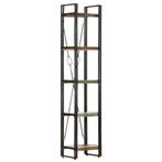 vidaXL Boekenkast met 5 schappen 40x30x180 cm massief, Huis en Inrichting, Kasten | Boekenkasten, Verzenden, Nieuw