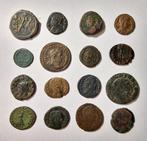 Antiquité. Lot comprising 16 coins,  incl. Claudius (AD