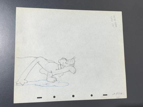 Walt Disney - Pluto Productietekening - Society Dog Show, Boeken, Strips | Comics