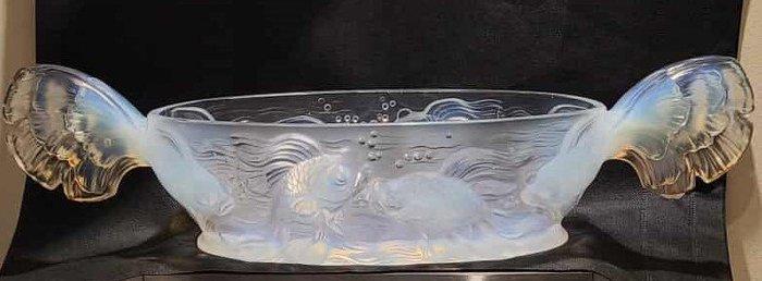 Verlys - Georges Béal (1884-1969) - Jardinière - De vissen -, Antiek en Kunst, Antiek | Glaswerk en Kristal