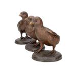 Beeldje - Kuikentjes - chicks - easter decor (3) - Brons