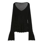 Pennyblack • zwarte opengewerkte trui • M, Kleding | Dames, Verzenden, Nieuw
