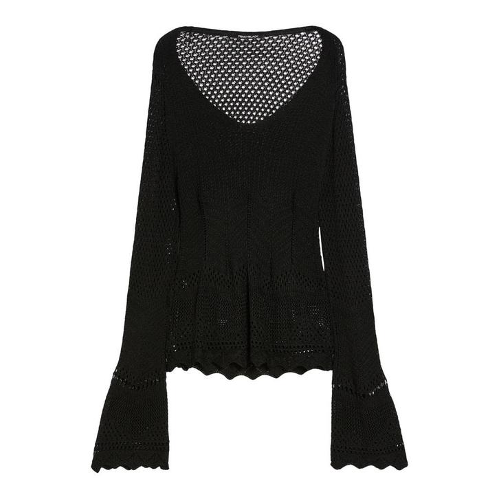Pennyblack • zwarte opengewerkte trui • M, Kleding | Dames, Truien en Vesten, Verzenden