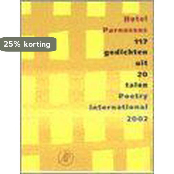 HOTEL PARNASSUS 2002 9789029500388 Auteur, Boeken, Gedichten en Poëzie, Zo goed als nieuw, Verzenden