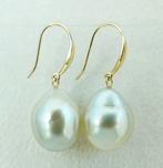 Oorbellen - 18 karaat Geel goud Parel - South Sea, Echte, Handtassen en Accessoires, Oorbellen, Nieuw