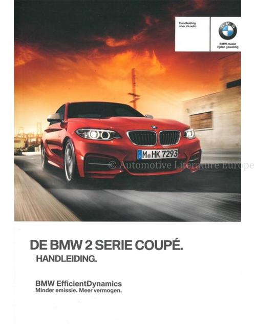 2014 BMW 2 SERIE COUPÉ INSTRUCTIEBOEKJE NEDERLANDS, Auto diversen, Handleidingen en Instructieboekjes