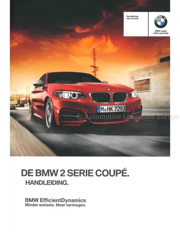 2014 BMW 2 SERIE COUPÉ INSTRUCTIEBOEKJE NEDERLANDS, Auto diversen, Handleidingen en Instructieboekjes