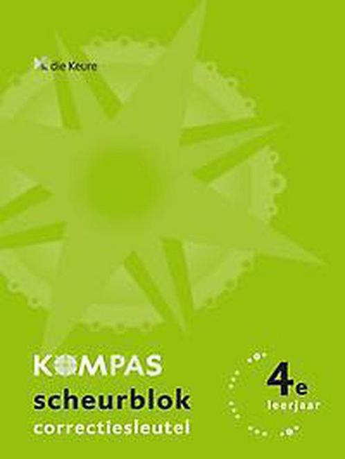 Kompas 4 - correctiesleutel scheurblok groen 9789086615131, Livres, Livres scolaires, Envoi
