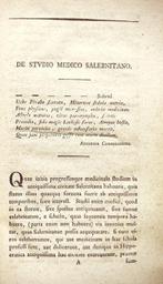 Anonimo - Scholae Salernitanae Praecepta - 1790