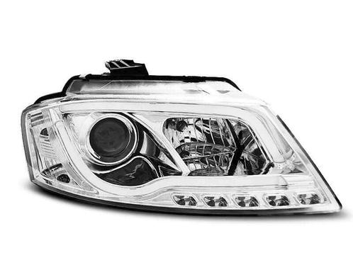 Audi A3 8P 2008-2012 Tube Chrome LED koplamp units, Autos : Pièces & Accessoires, Éclairage, Envoi