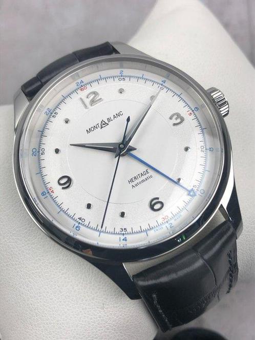 Montblanc - Heritage GMT Automatic - 119948 - Homme - 2020, Handtassen en Accessoires, Horloges | Heren