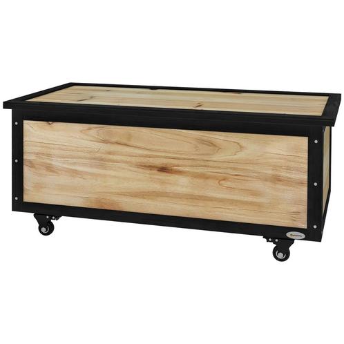 Tuinbox Hout Kussenbox 121L Opbergbox Met Wielen, Weerbesten, Tuin en Terras, Bergingen en Tuinkasten, Verzenden