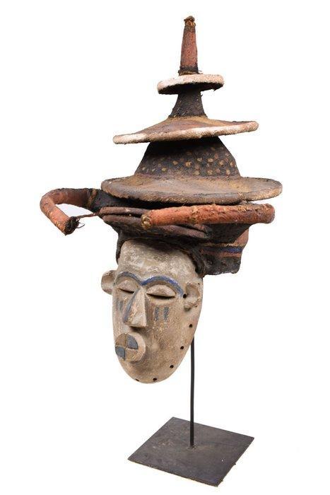 Initiatie Masker - Yaka - DR Congo (Zonder Minimumprijs), Antiek en Kunst, Kunst | Niet-Westerse kunst