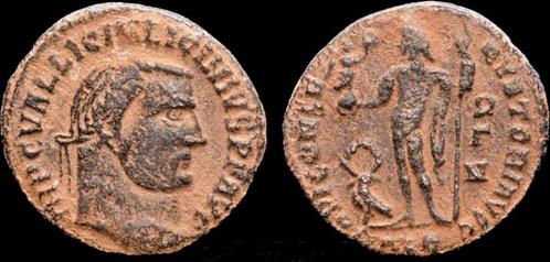 308-324ad Roman Licinius I Ae follis Jupiter standing lef..., Timbres & Monnaies, Monnaies & Billets de banque | Collections, Envoi