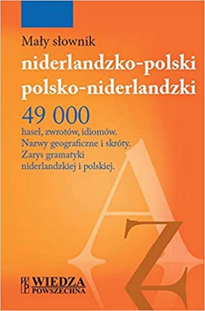 WIEDZA POWSZECHNA, niderlandzko-polski woordenboek, Maly, Boeken, Overige Boeken, Gelezen, Verzenden
