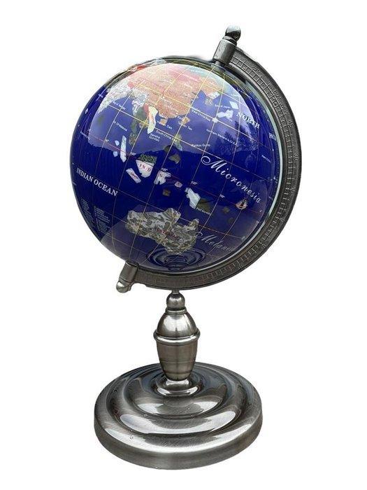 Beautiful Lapis Lazuli Globe - Hoogte: 32 cm - Breedte: 21, Verzamelen, Mineralen en Fossielen