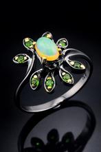 Opaal - Zilver - Ring - Natuurgeïnspireerd