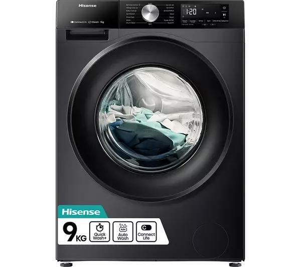 Hisense WF3S9043BB3 - Wasmachine - 9 kg - 1400 tpm -, Elektronische apparatuur, Wasmachines, Ophalen of Verzenden