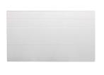 60x140 cm - Radiator Cover Lined (Gegroefde voorplaat) - Wit, Nieuw, Ophalen of Verzenden