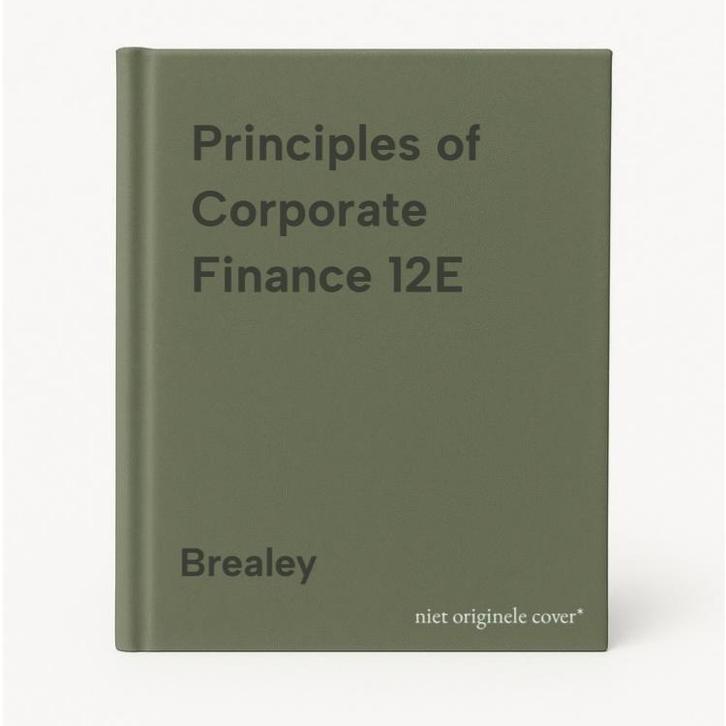 Principles of Corporate Finance 12E 9780077189990 Brealey, Boeken, Overige Boeken, Zo goed als nieuw, Verzenden