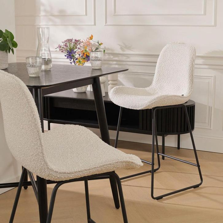 Nolon barkrukken | Grijs | Ruim assortiment | op voorraad, Huis en Inrichting, Barkrukken, Nieuw, 1 kruk, 90 cm of meer, Verzenden