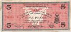 Filipijnen Noodgeld Iloilo 5 Pesos 1941 P#307, Postzegels en Munten, Verzenden, België