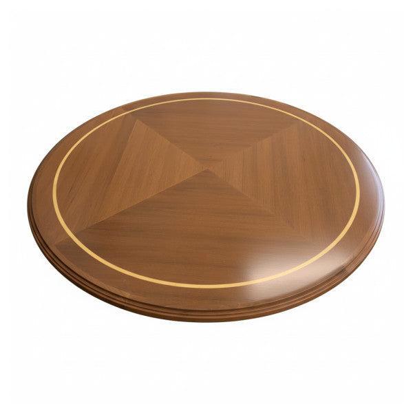 Bieden: Round Luxury Marine Teak Table - Elegant Wooden Yac, Maison & Meubles, Tables | Tables à manger, Enlèvement ou Envoi