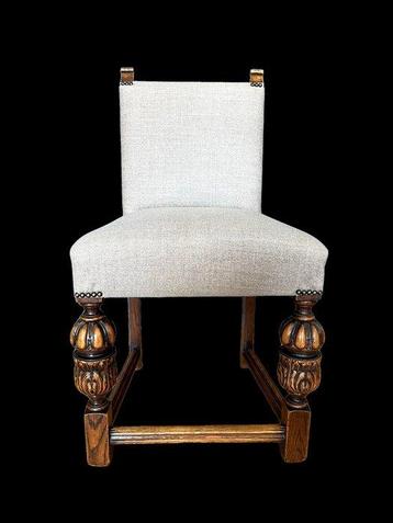 Chaise (4) - Chêne - Malines Style, Flandres