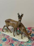 Hutschenreuther - Karl Tutter - Figure - Twee herten -, Antiek en Kunst, Antiek | Glaswerk en Kristal