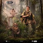 Star Wars Episode VI Art Scale Statue 1/10 Leia and Wicket 2, Ophalen of Verzenden