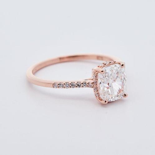 Zonder Minimumprijs - Ring 14 kt. - 1.7ct. tw. Diamant, Handtassen en Accessoires, Ringen