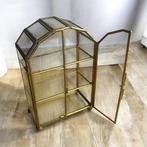 Vitrine - Zeldzame vitrinekast - Glas, Messing - Vitrine, Huis en Inrichting, Nieuw